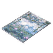 Claude Monet impressionistische Lilien des Wassers Notizblock (Linke Seite)