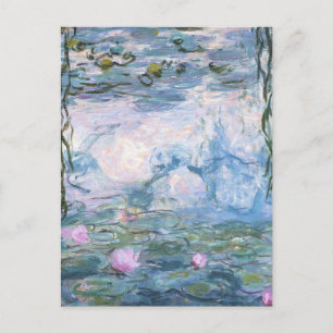 Claude Monet impressionistische Lilien des Wassers Postkarte