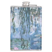 Claude Monet Impressionistische Wasserlilien-Maler Flachmann (Rückseite)