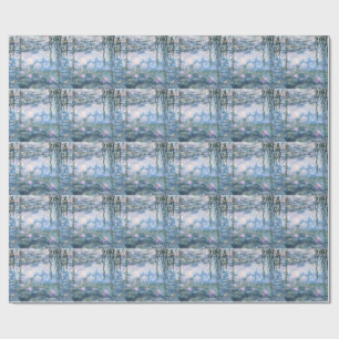 Claude Monet Impressionistische Wasserlilien-Maler Geschenkpapier
