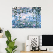 Claude Monet Impressionistische Wasserlilien-Maler Poster (Heimbüro)