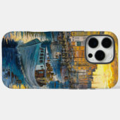 Claude Monet impressionistisches Design des Bootes Case-Mate iPhone Hülle (Rückseite (Horizontal))
