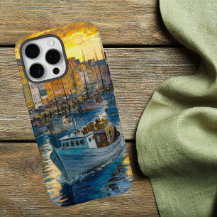 Claude Monet impressionistisches Design des Bootes iPhone 16 Pro Max Hülle