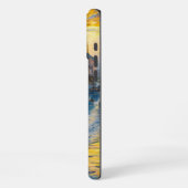 Claude Monet impressionistisches Design von Boot i iPhone Hülle (Linke Seite)