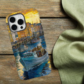Claude Monet impressionistisches Design von Boot i iPhone Hülle
