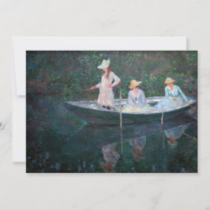 Claude Monet - In dem norwegischen Boot Einladung