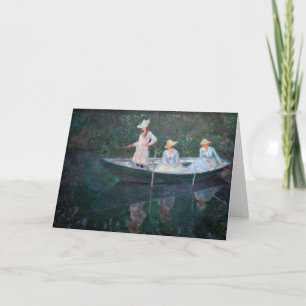 Claude Monet - In dem norwegischen Boot Karte