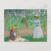 Claude Monet - In den Wäldern von Giverny Postkarte (Vorderseite)