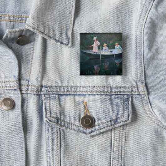 Claude Monet - In der Nordsee bei Giverny Button (Beispiel)