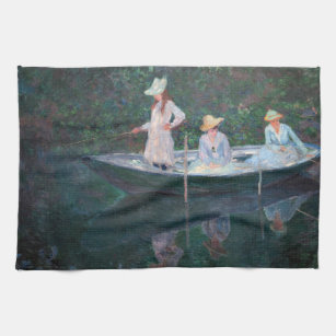 Claude Monet - In der Nordsee bei Giverny Geschirrtuch