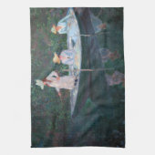 Claude Monet - In der Nordsee bei Giverny Geschirrtuch (Vertikal)