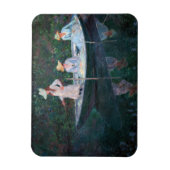 Claude Monet - In der Nordsee bei Giverny Magnet (Vertikal)