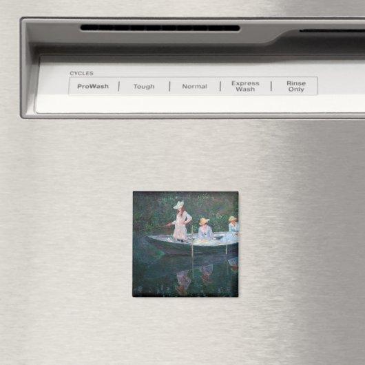 Claude Monet - In der Nordsee bei Giverny Magnet (In Situ (Geschirrspüler))