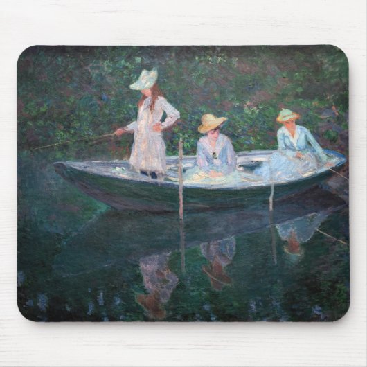 Claude Monet - In der Nordsee bei Giverny Mousepad (Vorne)