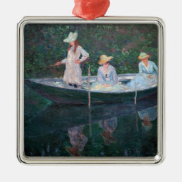 Claude Monet - In der Nordsee bei Giverny Ornament Aus Metall
