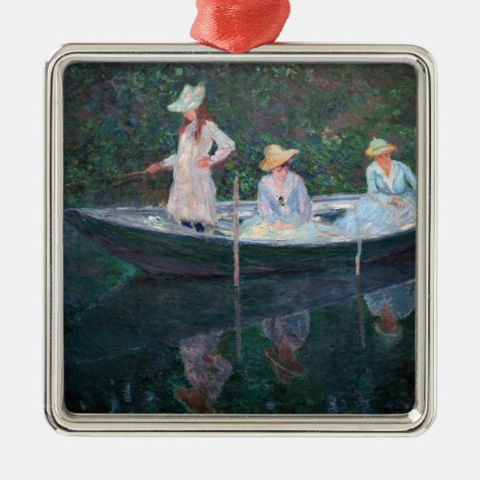 Claude Monet - In der Nordsee bei Giverny Ornament Aus Metall (Vorne)
