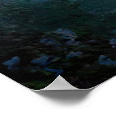 Claude Monet - In der Nordsee bei Giverny Poster (Ecke)