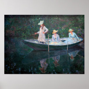 Claude Monet - In der Nordsee bei Giverny Poster