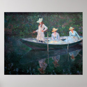 Claude Monet - In der Nordsee bei Giverny Poster