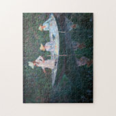 Claude Monet - In der Nordsee bei Giverny Puzzle (Vertikal)