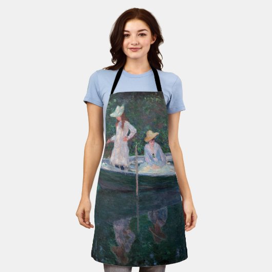 Claude Monet - In der Nordsee bei Giverny Schürze (Getragen)