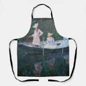 Claude Monet - In der Nordsee bei Giverny Schürze (Vorderseite)