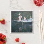 Claude Monet - In der Nordsee bei Giverny Serviette (Beispiel)