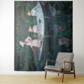 Claude Monet - In der Nordsee bei Giverny Wandteppich (Beispiel)