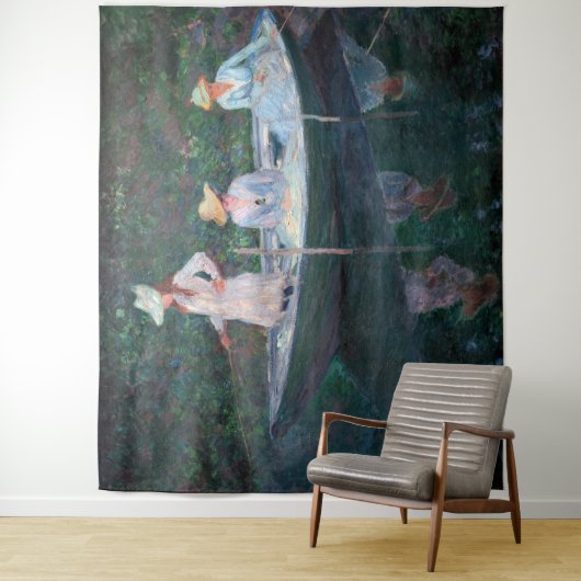 Claude Monet - In der Nordsee bei Giverny Wandteppich (Beispiel)