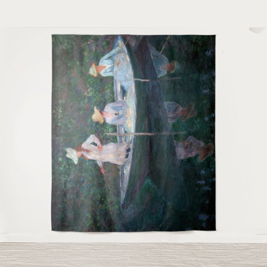 Claude Monet - In der Nordsee bei Giverny Wandteppich (Vorderseite)