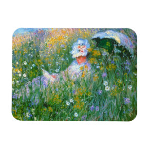 Claude Monet "In the Meadow" Magnet