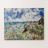 Claude Monet inspiriert Cliff Walk bei Pourville Puzzle (Horizontal)