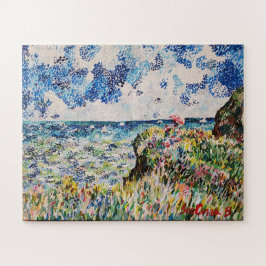 Claude Monet inspiriert Cliff Walk bei Pourville Puzzle