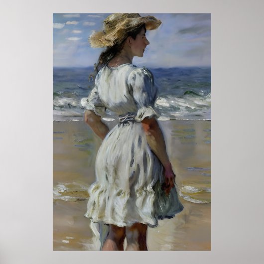 Claude Monet Inspirierte Landschaft Poster (Vorne)