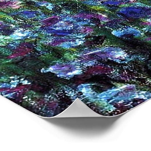 Claude Monet: Ire im Monet-Garten Poster (Ecke)