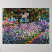 Claude Monet: Ire im Monet-Garten Poster (Vorne)