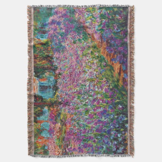 Claude Monet - Ire in Monets Garden Fine Art Decke (Vorderseite Vertikal)