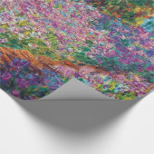 Claude Monet - Ire in Monets Garden Fine Art Geschenkpapier (Ecke)