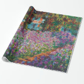 Claude Monet - Ire in Monets Garden Fine Art Geschenkpapier (Ungerollt)