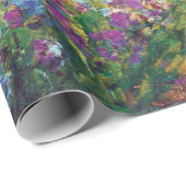 Claude Monet - Ire in Monets Garden Fine Art Geschenkpapier (Rolleneckpunkt)