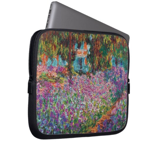 Claude Monet - Ire in Monets Garden Fine Art Laptopschutzhülle (Vorne Rechts)