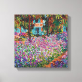 Claude Monet - Ire in Monets Garden Fine Art Leinwanddruck (Vorderseite)