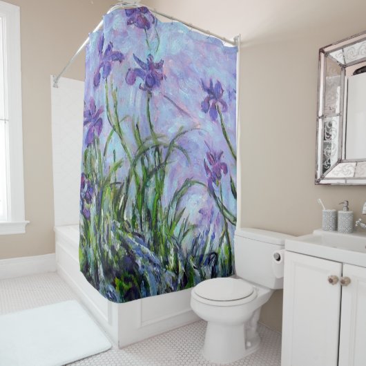 Claude Monet Iris Duschvorhang (Beispiel)