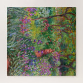 Claude Monet Iris Garden auf Giverny Impressionism Puzzle (Horizontal)