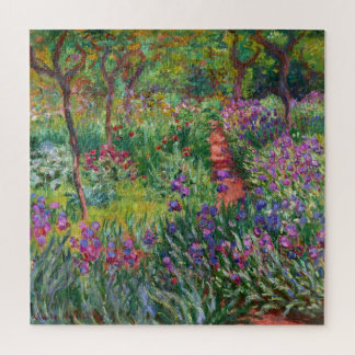 Claude Monet Iris Garden auf Giverny Impressionism Puzzle