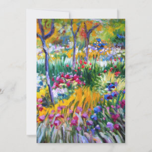 Claude Monet: Iris Garden von Giverny
