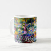 Claude Monet: Iris Garden von Giverny Kaffeetasse (Vorderseite Links)