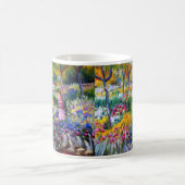 Claude Monet: Iris Garden von Giverny Kaffeetasse (Mittel)