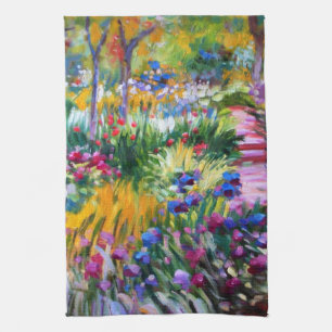 Claude Monet: Iris-Garten durch Giverny Küchentuch