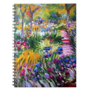 Claude Monet: Iris-Garten durch Giverny Notizblock